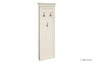 Вешалка настенная "Верди Люкс"; слоновая кость с золочением