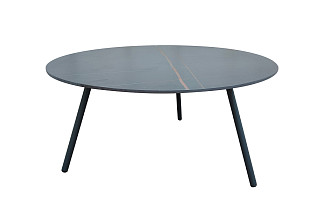 129KN-01450 Стол кофейный "ЭМБРЕЙС (EMBRACE)" уличный черный d100*38см