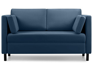 Диван прямой Кела Мини Velvet Navy Blue