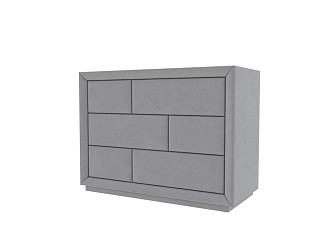 Комод Verda Modern (Ткань: Микровелюр Manhattan Платина) 48x106