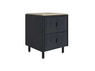 Тумба Орматек Sofix (Велюр/ЛДСП Casa Графитовый/Бунратти) 45x45