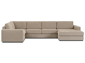 Диван угловой Вальтер-2 Soft Latte