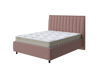 Кровать Majesty с ПМ + Матрас Millenium (Ткань: Шенилл Piano 10 Винтажный розовый) 180x190