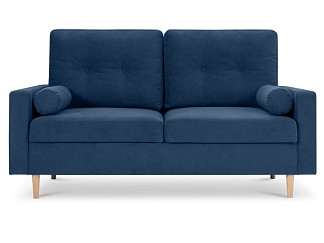 Диван прямой Динс Мини Velvet Navy Blue