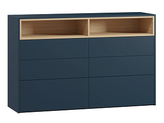 Комод Висмар 143x93 Темно-синий