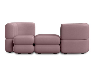 Диван модульный Brera-3 Velour Lilac