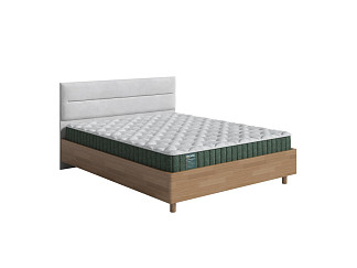 Кровать Орматек Albero Soft New с подъемным механизмом (Ткань/Массив (сосна) Антик (сосна)/Teddy 022 Стальной) 200x220