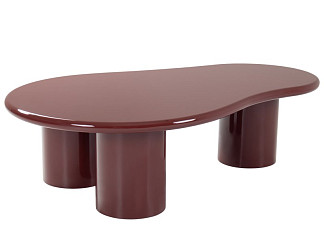 Журнальный стол Ролинс Бордовый Глянец
