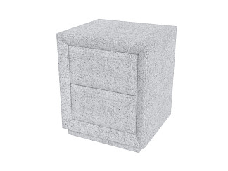 Тумба Verda Modern (Ткань: Микрошенилл Rialto Белый кварц) 45x43