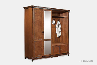 Шкаф комбинированный "Алези 2з"; правый; античная бронза