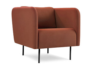 Кресло Орхет Велюр Терракотовый