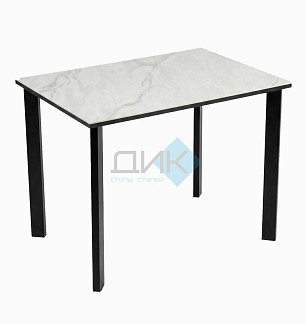 Стол DikLine SKT90 Керамика YB8020125BG ONYX/подстолье черное/опоры черные