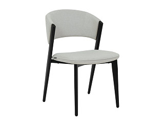 Стул Велти Велюр Серый/Черный