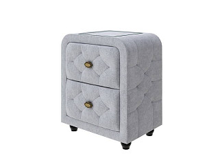 Тумба Орматек Flavio (Ткань: Рогожка Levis 83 Светло-Серый) 51x38