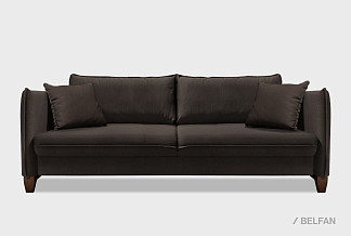 "Морган" диван 3-х местный; раскл.; 3М; "Тик-так" (1450х2000); венге; Fellini 28 (38769)+Fellini 28 (38769); (гр.1)