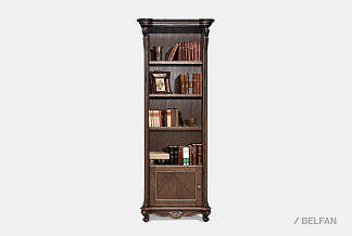 Шкаф для книг "Алези 8" (левый); табак