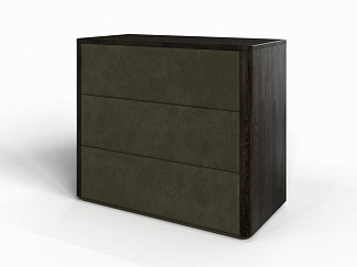 Комод Verda Bliss M (Ткань/Массив (дуб) Венге (дуб)/Laska 53 Можжевельник) 79x90