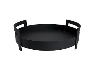 Поднос круглый с 2 ручками