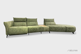 "Флойд" диван индивидуальной  модификации; нераскл.; 1EL+10+1T+7R; PANDORA 309 (32840) (гр 1/БК)