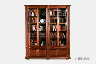 Набор мебели для библиотеки "Престиж-17.2"; ГМ 5931; мокко