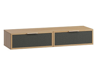 ТВ-тумба Флавир 140x27 Рогожка Графитовый