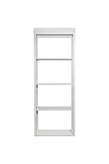 151SV-000017 Шкаф-витрина открытый бежевый 60*158*40см