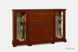 Тумба "Престиж"; ГМ 5951; мокко; 4 светильника