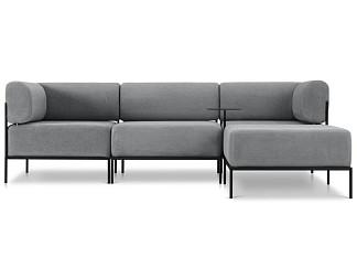 Диван модульный Нолан 4 Шенилл Серый