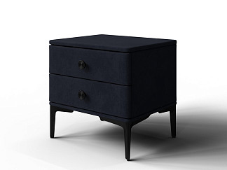Тумба Verda Minimalism (Ткань: Микровелюр Laska 32 Синий кит (Verda)) 45x38