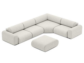 Диван модульный Маиль-6 Bucle White