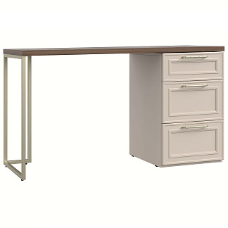 Стол письменный Montreal беж 47,8х133,2 с тумбой Montreal беж