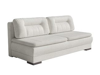 Орматек Диван-кровать Easy Home Base Middle (Ткань: Велюр Sohu Крем) 150x200