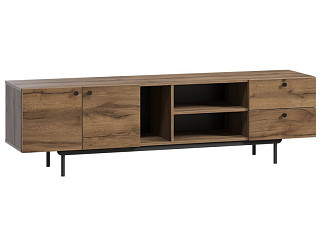 ТВ-тумба Скульт 2-180x51 Дуб Табачный