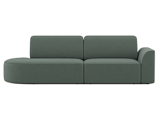 Диван модульный Спейс-М 1 Velvet Olive