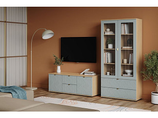 Модульная гостиная Монблан-7 Fancy Mentol Oak