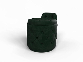 Пуфик Пуф Verda Classic (Ткань: Микровелюр Laska 19 Папоротник) 48x48