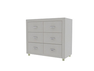 Комод Verda 2/6 (Ткань: Микровелюр Marino 4 Лен) 92x48