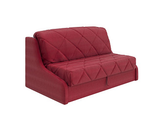 Орматек Диван-кровать Ergonomic Esthete Decor Hard (Ткань: Велюр Forest 13 Красный) 158x210