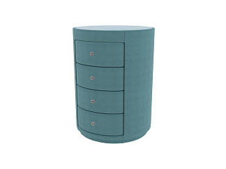 Тумба Verda Classic (Ткань: Микровелюр Marino 21 Изумрудный) 51x53