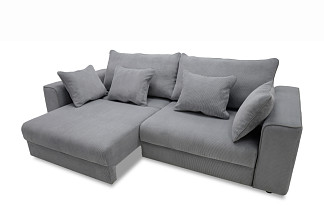 Диван Шери еврокнижка / светло-серый