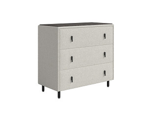 Комод Орматек Sofix (Шенилл/ЛДСП Piano 1 Жемчужное колье/Дуб Кантербери) 92x46