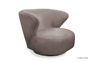 "Kamila" кресло; нераскл.; 12; хром; Bubble 05 Flamingo (32933) (гр. 2/БК)