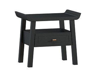 Тумба прикроватная Икигай 58x51 Дуб Антрацитовый