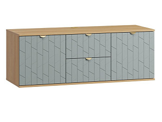 ТВ-тумба Монблан 139x53 Грань Мятный