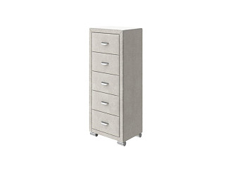 Комод Орматек OrmaSoft 2 (5 ящиков) (Ткань: Велюр Sohu Крем) 50x40