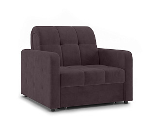 Орматек Диван-кровать Berlin Hard (Ткань: Велюр Ultra Сливовый) 80x200