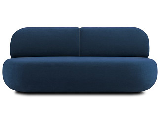 Диван прямой Мелоу Velvet Blue