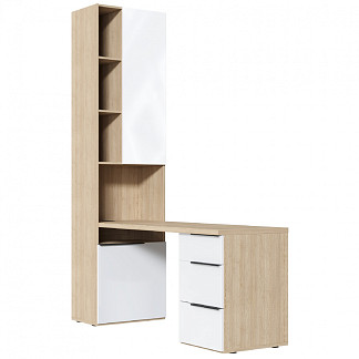 Стол письменный Next crystal со стеллажом Next crystal