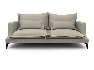 Орматек Mores 3-х местный прямой Soft (max) (Ткань: Шенилл Canvas beige) 104x226