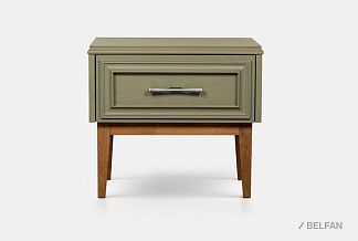 Тумба прикроватная "Сакраменто"; олива, орех